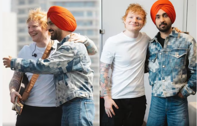 Diljit Dosanjh Shares Photos With ‘Beautiful Soul’ Ed Sheeran From Concert, Says ‘Learnt So Much’