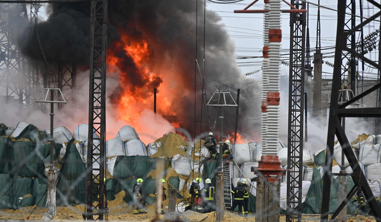 Over a million affected in Ukraine as Russia targets power facilities