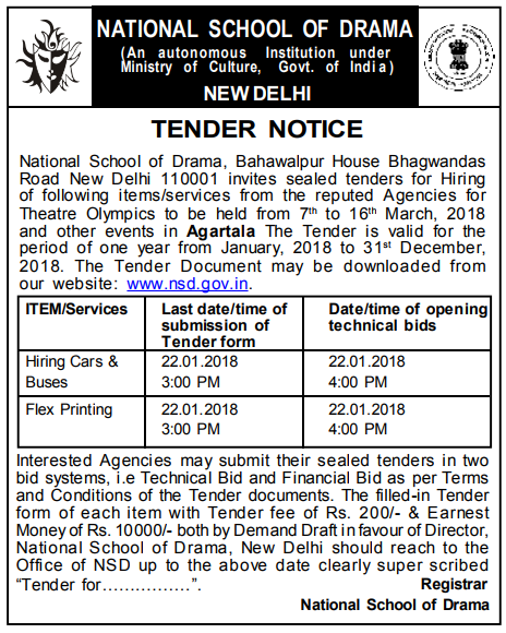 Tender Notice Test By Arvind