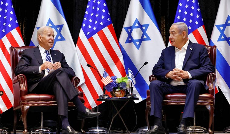 US won’t take part in counter strike against Iran, says Biden as Israel vows to attack ‘when time is right’