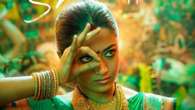 Pushpa: The Rule new poster shows birthday girl Rashmika Mandanna’s Srivalli decked in gold and silks