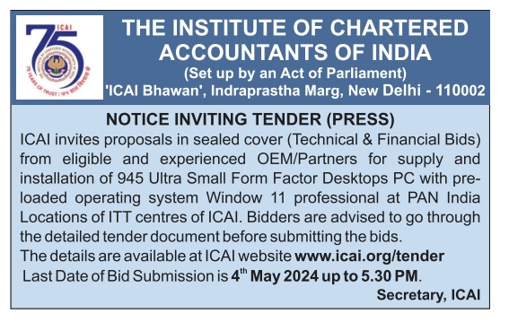 The Institute of Chartered accountants of india New Delhi