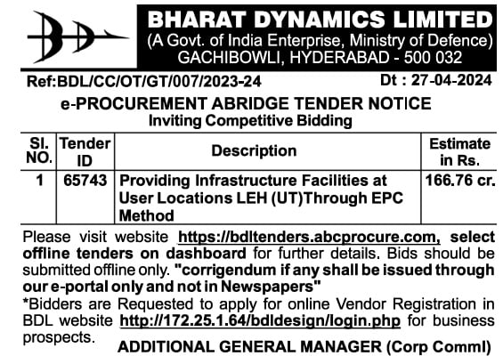 bharat dynamics limited