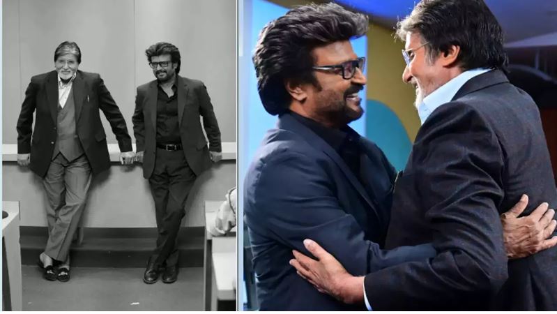 Amitabh Bachchan calls Rajinikanth ‘same simple, down-to-earth dynamic star’, posts unseen pic from Vettaiyan sets