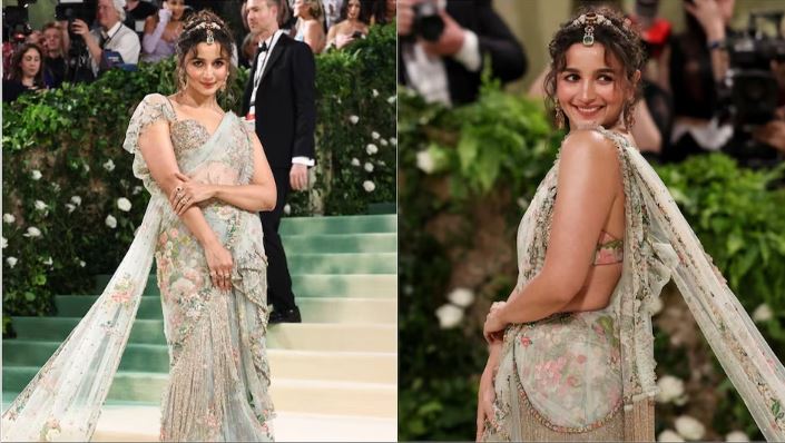 Alia Bhatt’s Met Gala Oopsie: She Gets A Fact Wrong About Her Sabyasachi Saree