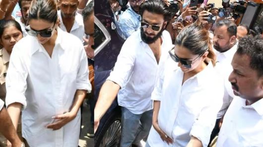 Deepika Padukone debuts her baby bump with Ranveer Singh at polling booth; cop says ‘kya farak padhta hai’