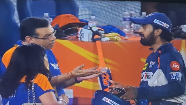 Caught On Camera: Lucknow Super Giants Owner Sanjiv Goenka Railing At KL Rahul After Loss
