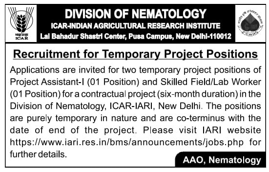 Division of Nematology New delhi