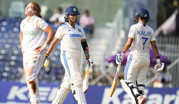 India record highest-ever team total in Women’s Test cricket