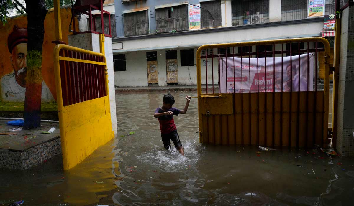 Waterlogged Mumbai on alert as IMD warns of intense showers; flights disrupted