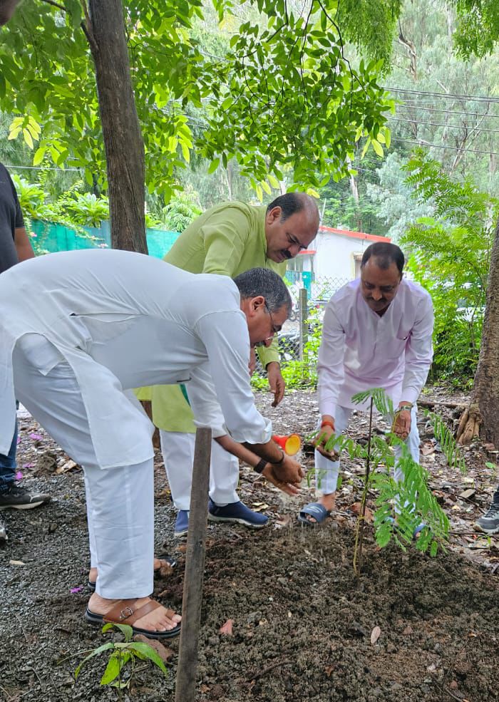 ‘One Tree in the Name of Mother’ Campaign in Bhopal: Tree Plantation at 74 Bunglow