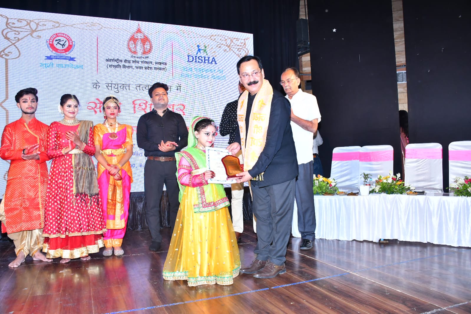 “The Khushi Foundation and Disha Educational Society organized the Seva Shikhar Honor Ceremony.”