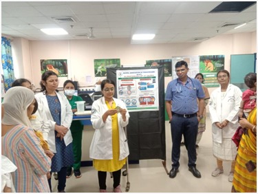 The Pediatrics Department of AIIMS celebrated AIIMS celebrated