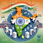 One Nation One Election, Simultaneous Elections in India, Indian Electoral Reforms, ITDC News, Lok Sabha and State Elections, Unified Election Process, Indian Parliament, Tricolor Flag, Voting Booths and Ballots, Political Reform in India, Election Synchronization, Democracy in India, Election Cost Reduction