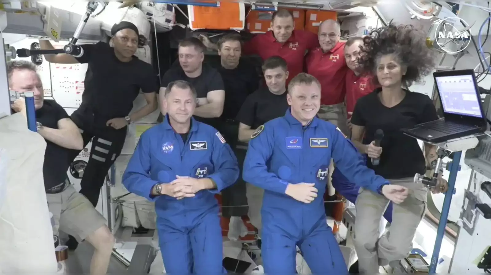 Stuck NASA astronauts Sunita Williams and Butch Wilmore welcome SpaceX capsule that’ll bring them home next year