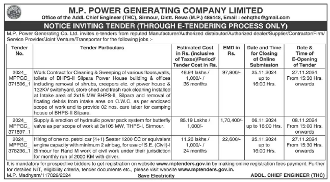 MP TENDER