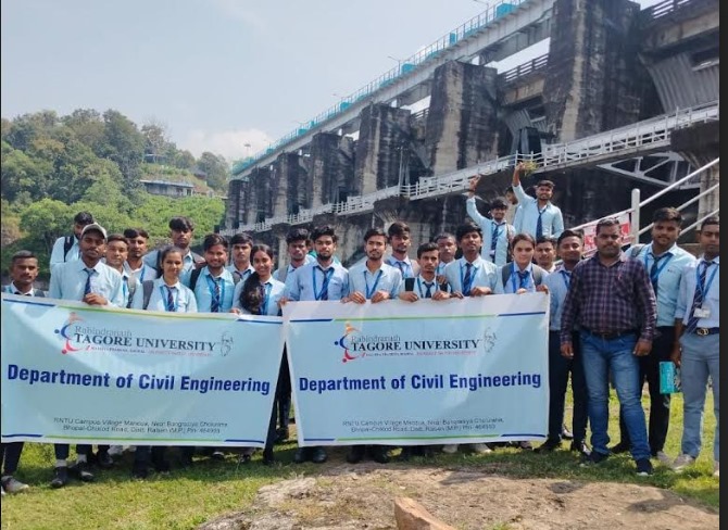 Educational Tour of Civil Engineering Students from Rabindranath Tagore University