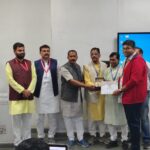 Bhabha University Student Honored by Bharatiya Shiksha Mandal