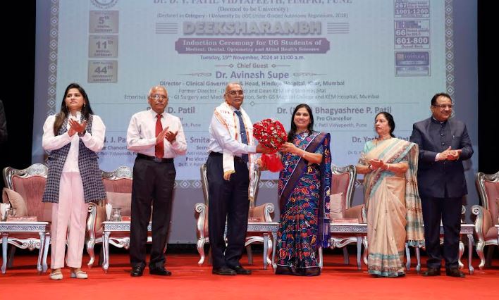 D.Y. Patil Vidyapeeth Welcomes Future Healthcare Heroes at Deeksharambh