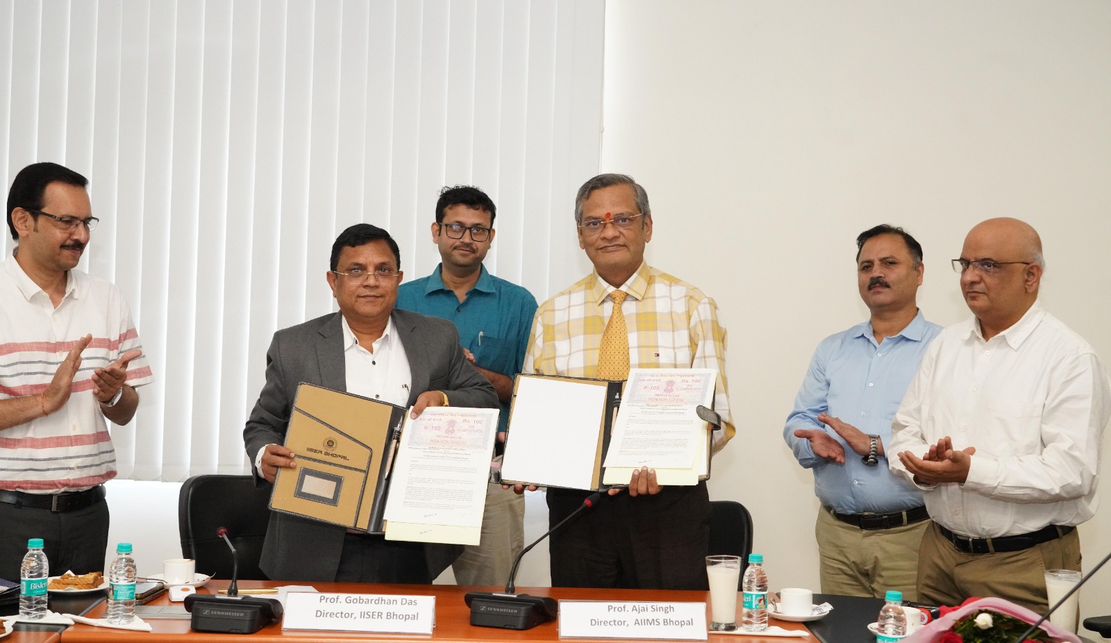 Agreement for Health Innovation between AIIMS Bhopal and IISER Bhopal