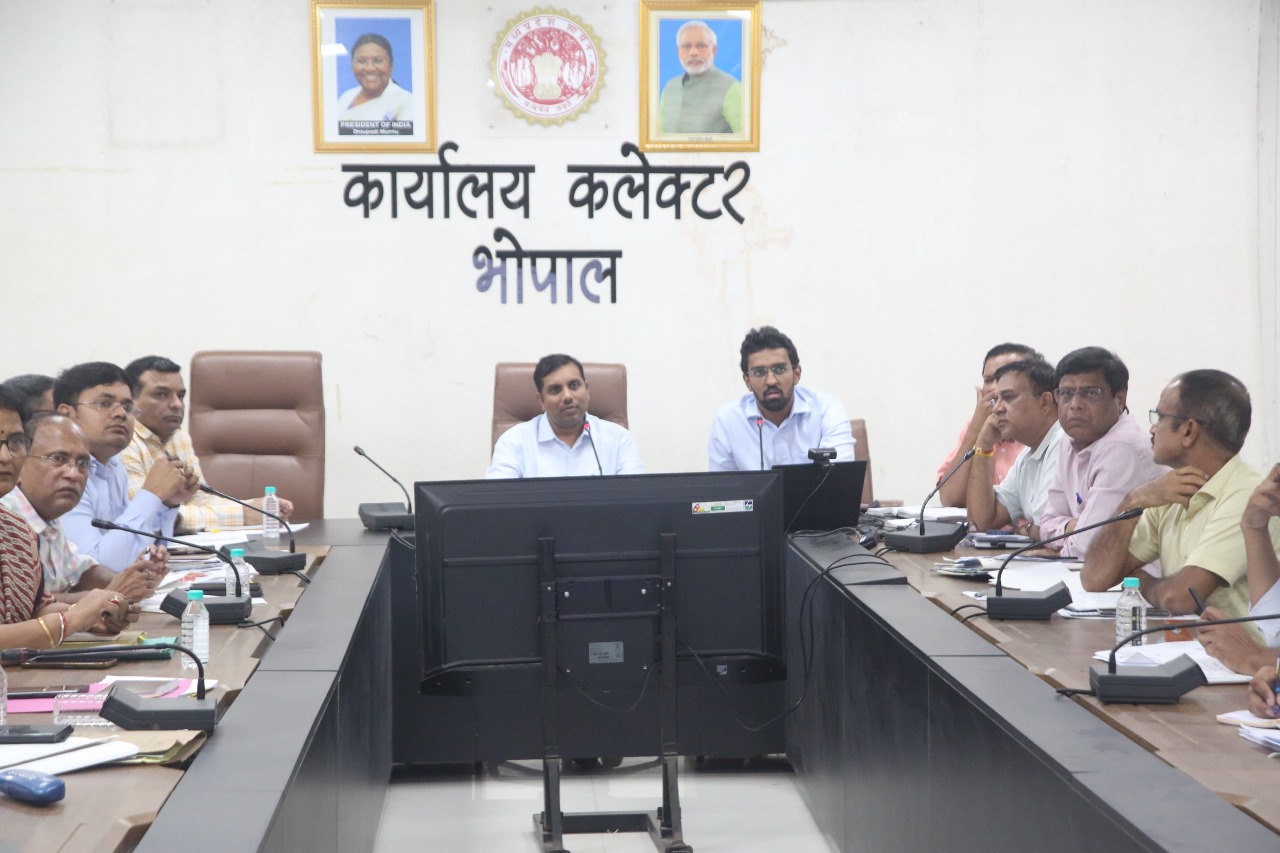 Review meeting of revenue officers organized