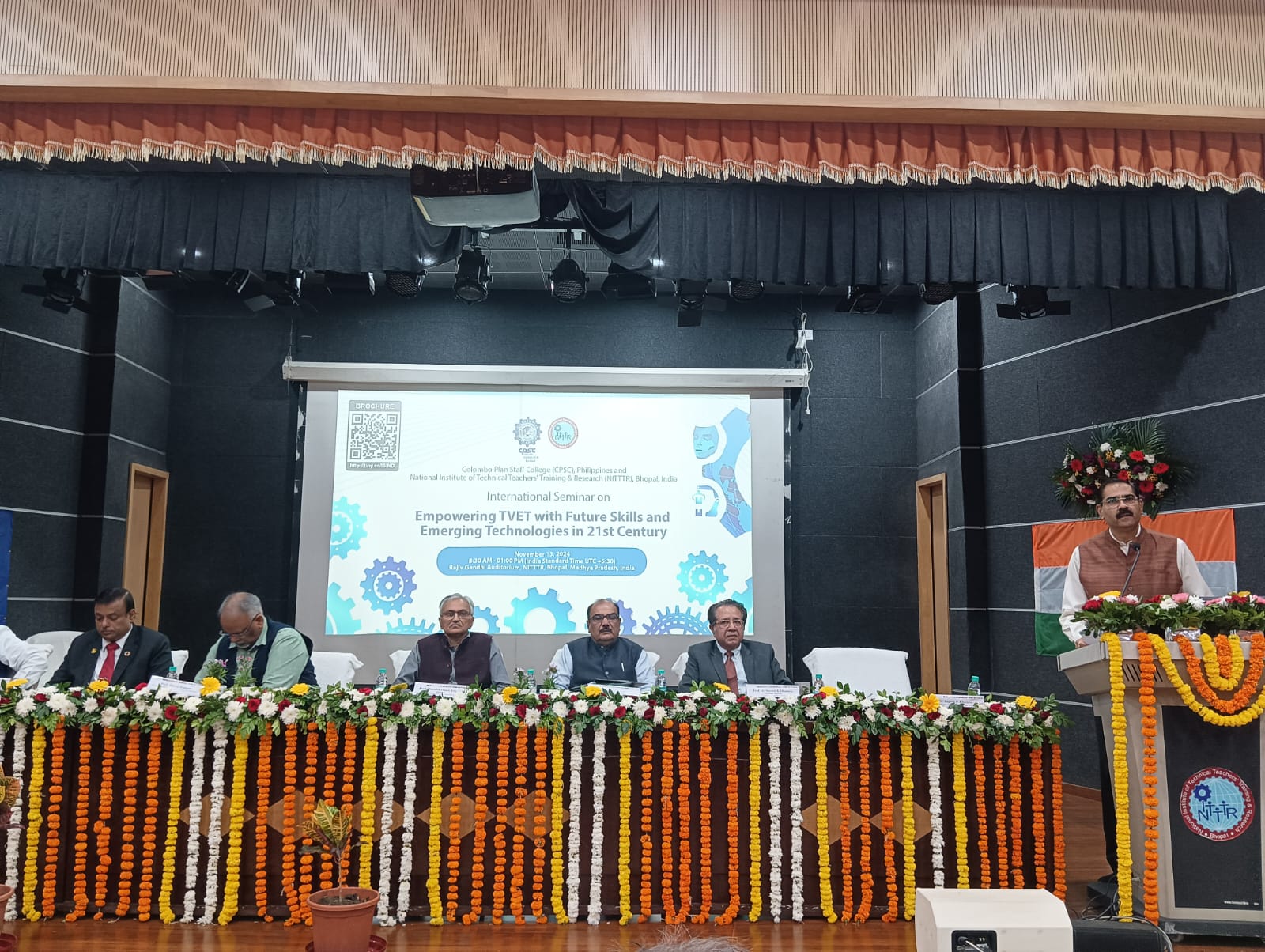 An international symposium on “Global Deliberations on the Development of TVET in the Context of Emerging Technology” was organized at NITTTR Bhopal.