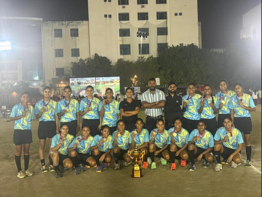 RNTU Honors State by Winning Gold in the Women’s Category at the West Zone Hockey Tournament