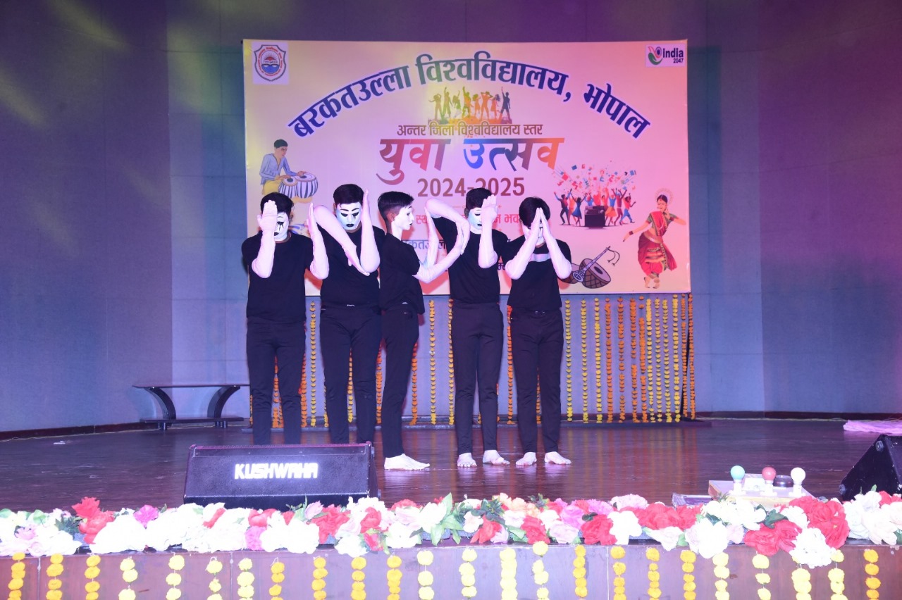 Successful Organization of Inter-District Youth Festival at Barkatullah University