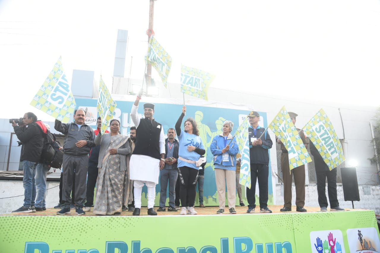 Run Bhopal Run 2024 Flagged Off by Bhagwandas Sabnani