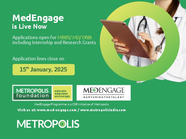 Metropolis Foundation Launches 7th Edition of MedEngage Scholarship Programme