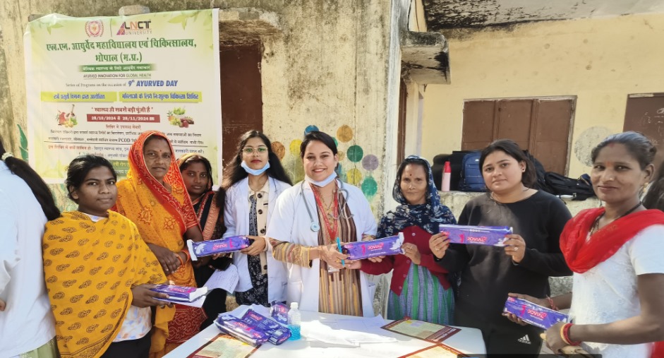 Menstrual Awareness and Garbh Sanskar Camp Organized at LN Ayurveda College