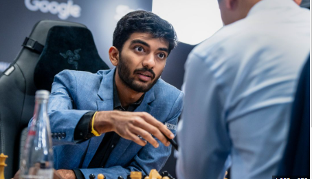 World Chess 2024 Game 8: Gukesh Leads with AI Supportsa