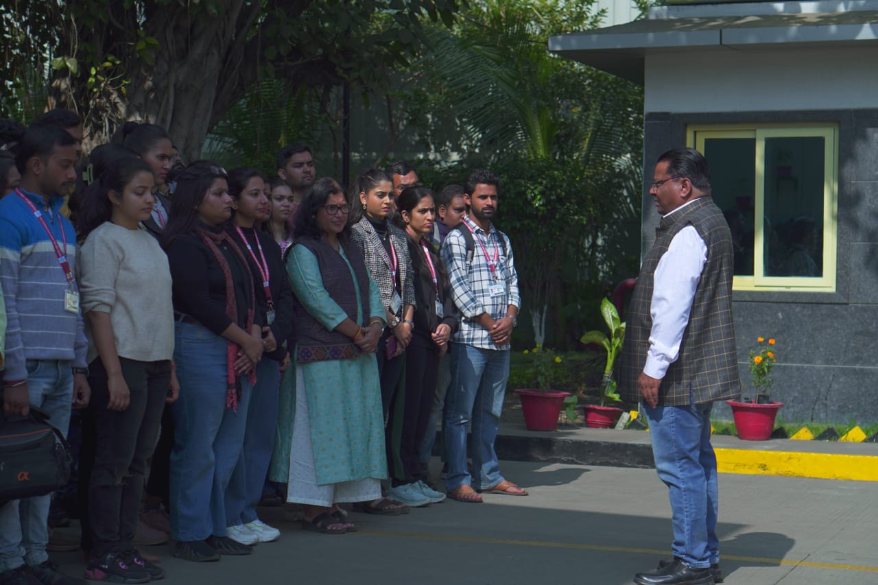 MCU Mass Communication Students Visit Newspaper Printing Press