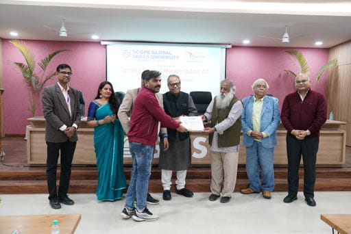 Workshop on “Turning Point of Indian Art” at SGSU