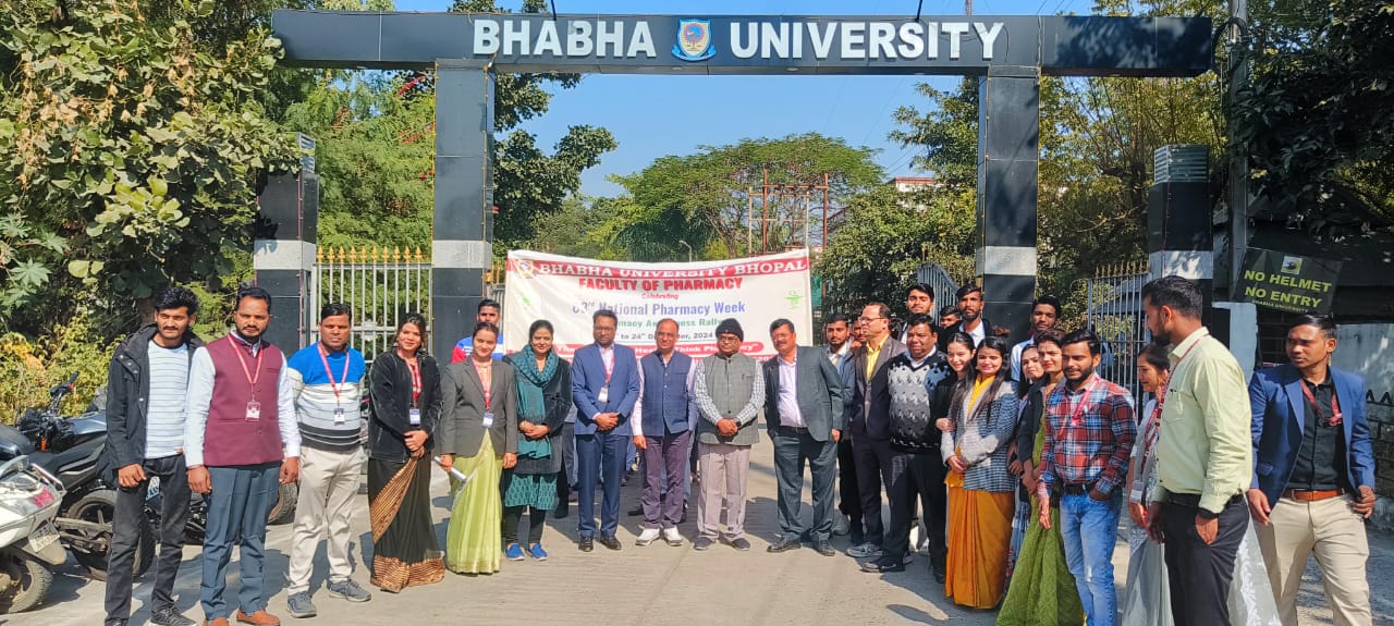 Bhabha University’s Pharmacy Department Organizes National Pharmacy Week