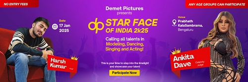 “Star Face of India 2025 by Demet Pictures Unveiled”