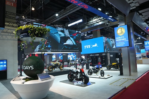 “TVS Unveils Future Mobility Concepts at Bharat Expo 2025”