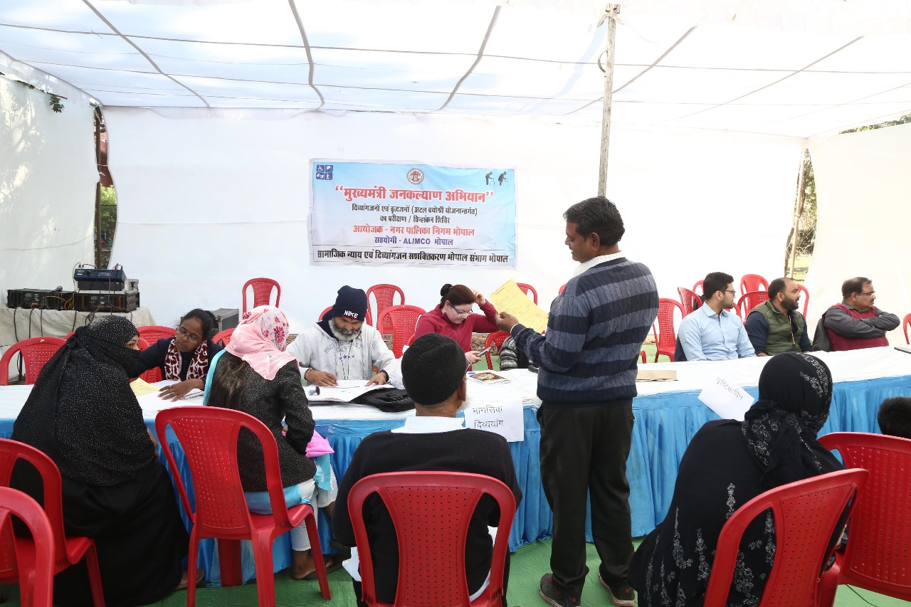 CM Welfare Camp in Bhopal: Health Services and Benefits for the Differently-Abled