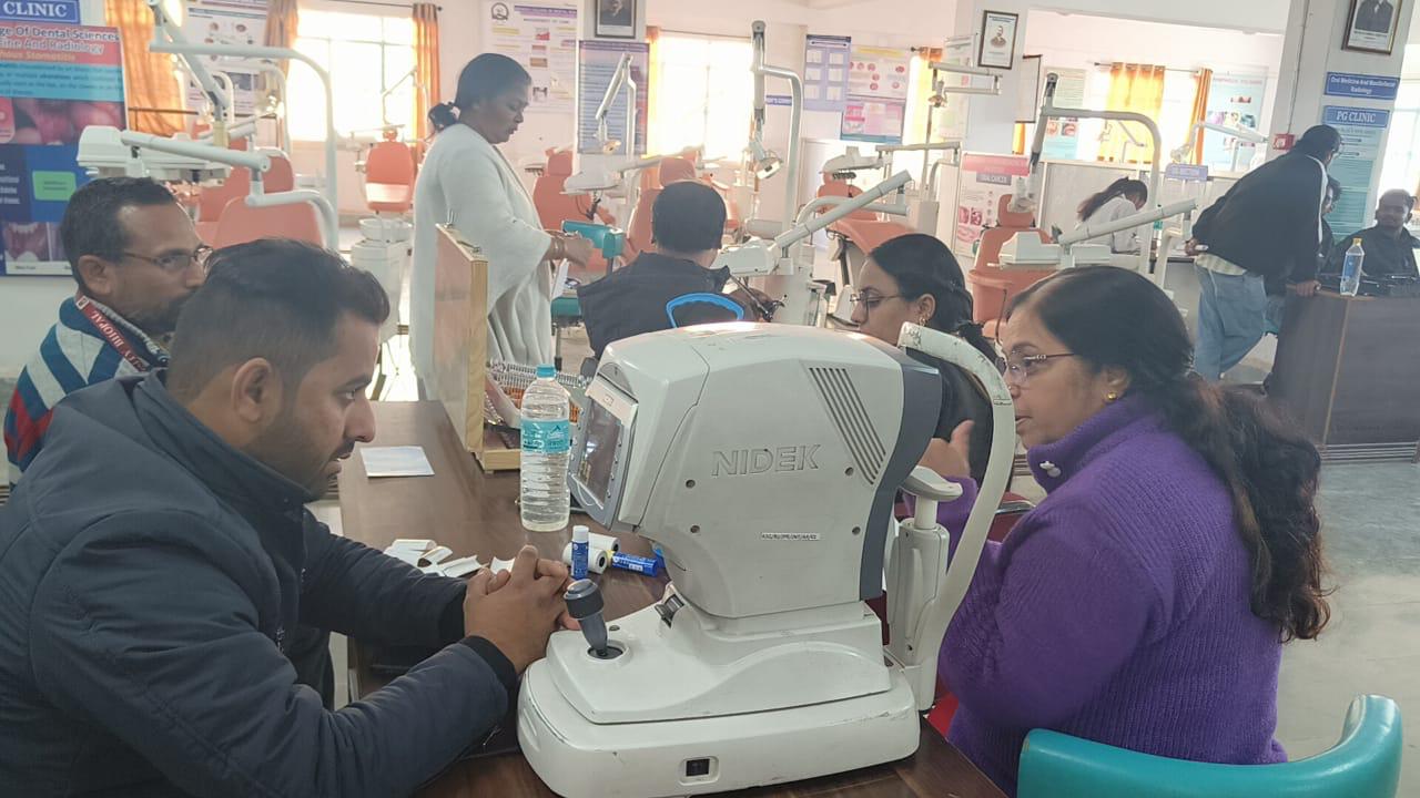 Eye and Dental Camp Organized at Bhabha University