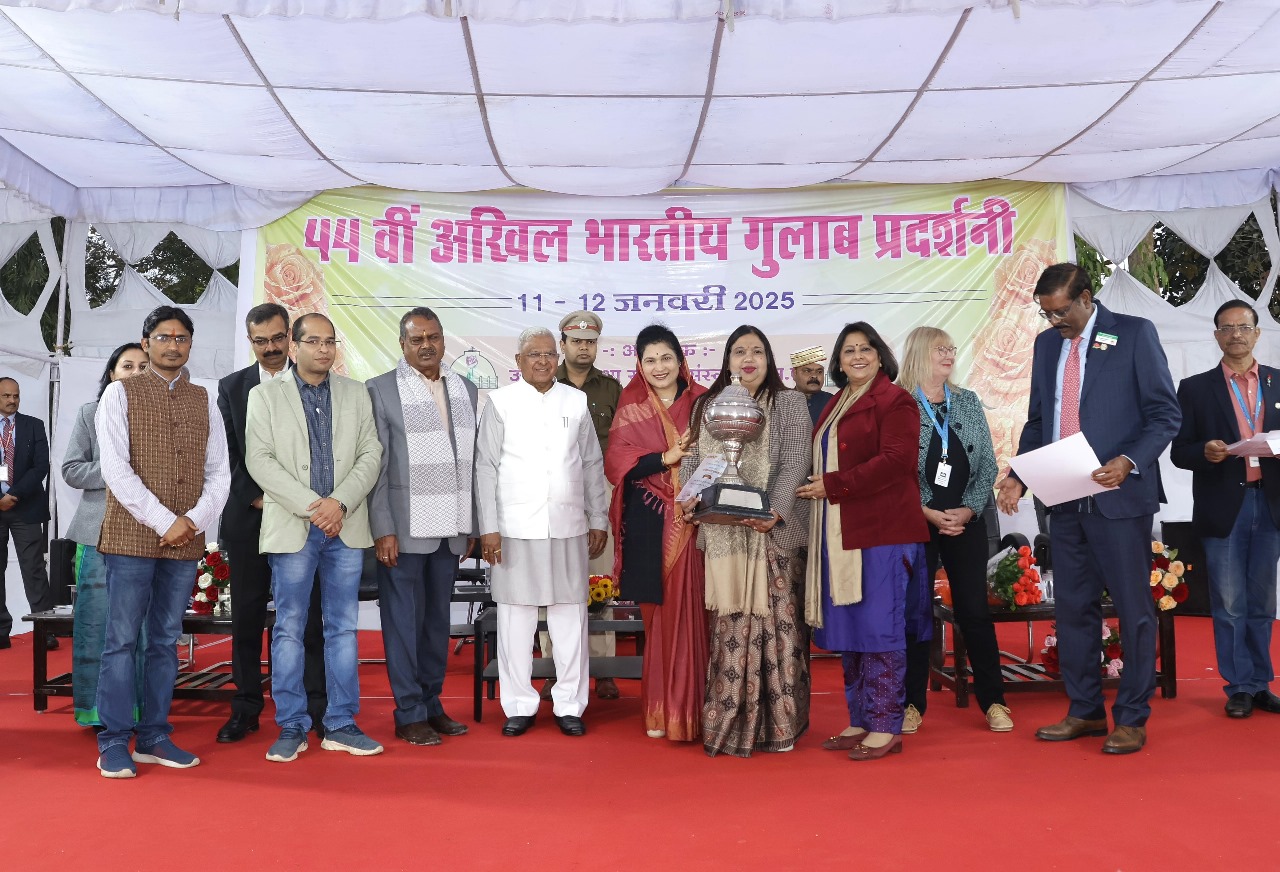 BMHRC Receives Two Major Honors at All India Rose Exhibition