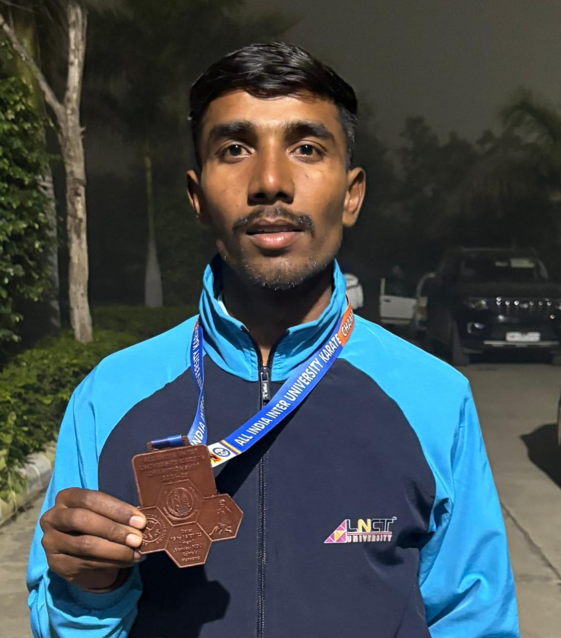 LNCT’s Prince Solanki Wins Bronze in All India Karate