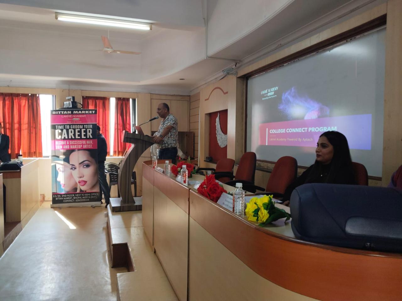 Beauty and Wellness session organized at Sant Hirdaram Girls College.