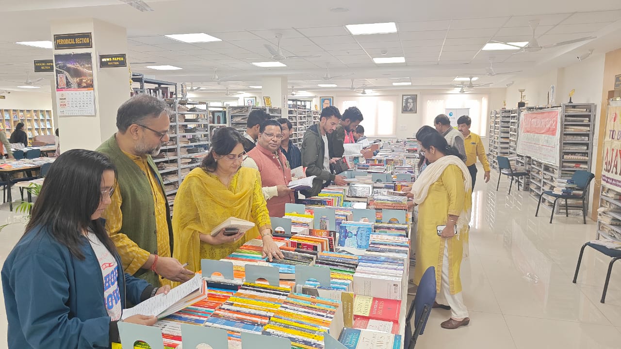 “Book Exhibition Held at MCU’s Nalanda Library”