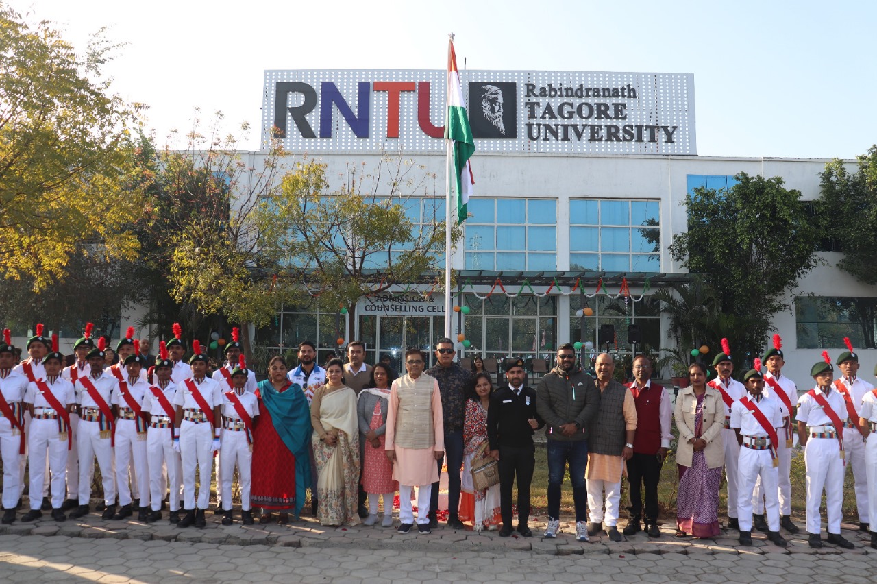 76th Republic Day Celebrated at Rabindranath Tagore University