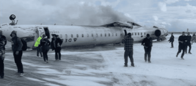 Snow & Skill Save Delta Flight 4819 from Disaster in Toronto