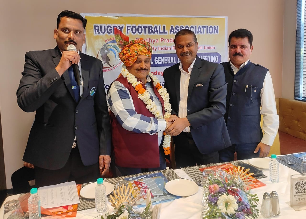 Rajesh Singh Kushwaha Appointed as President of Rugby Football Association MP