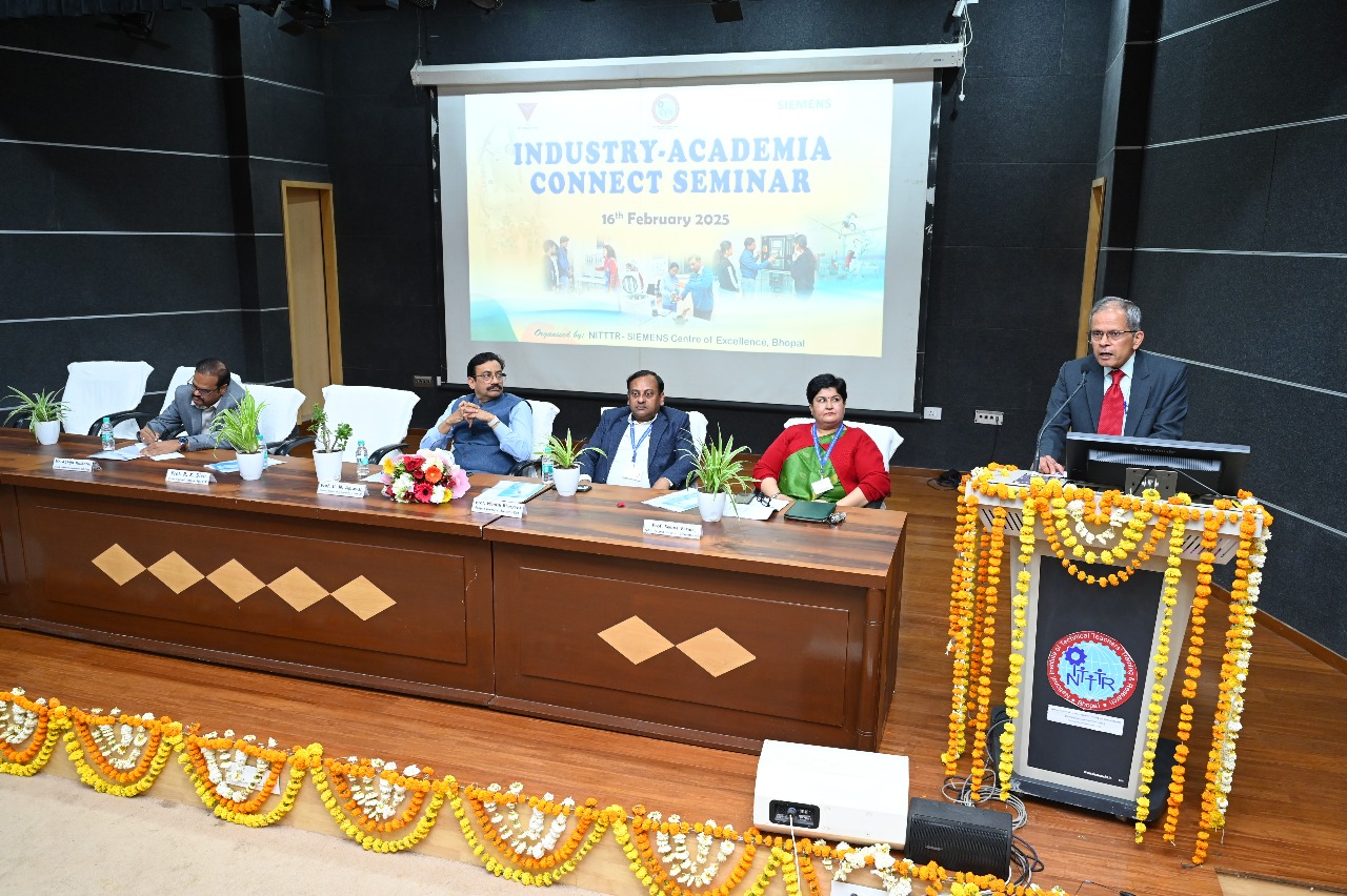 Industry-Academia Connect Seminar Organized at NITTTR Bhopal