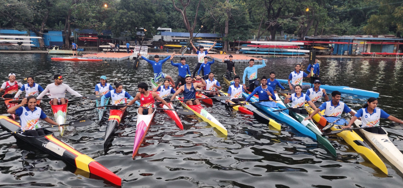 Kayaking-Canoeing Selection Trials at SAI CRC Bhopal on February 27-28