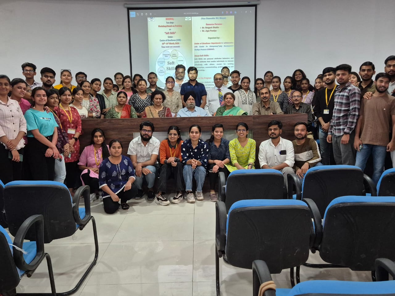 Two-Day Workshop on Soft Skills at Barkatullah University