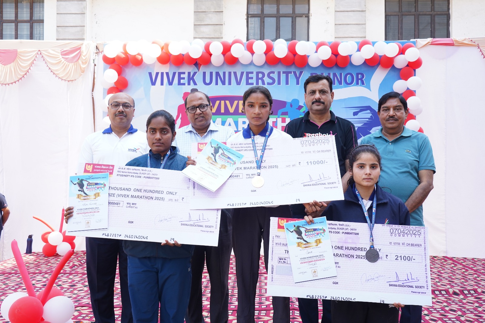 Ashish Kumar and Sagarika Win Vivek Marathon